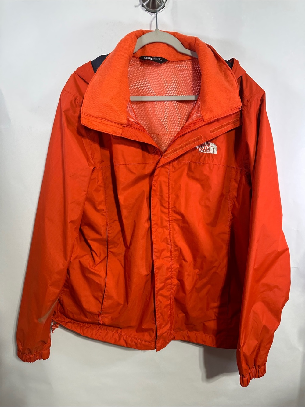The North Face Men’s Orange Waterproof Rain Jacket